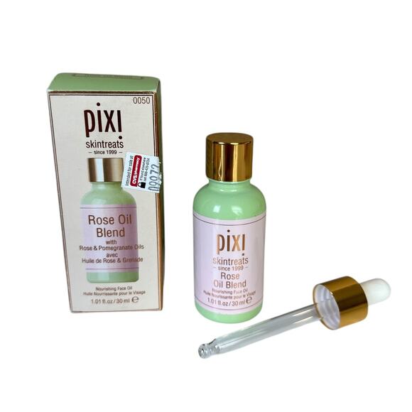 Pixi Skin Treats‎ Rose Oil Blend Nourishing Face Oil 1 fl oz/30ml Pomegranate - Picture 1 of 4